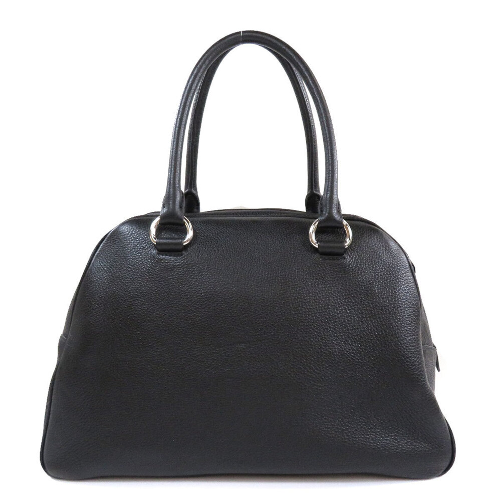 Prada Phenix Bag Vitello Convertible Black Leather Black
